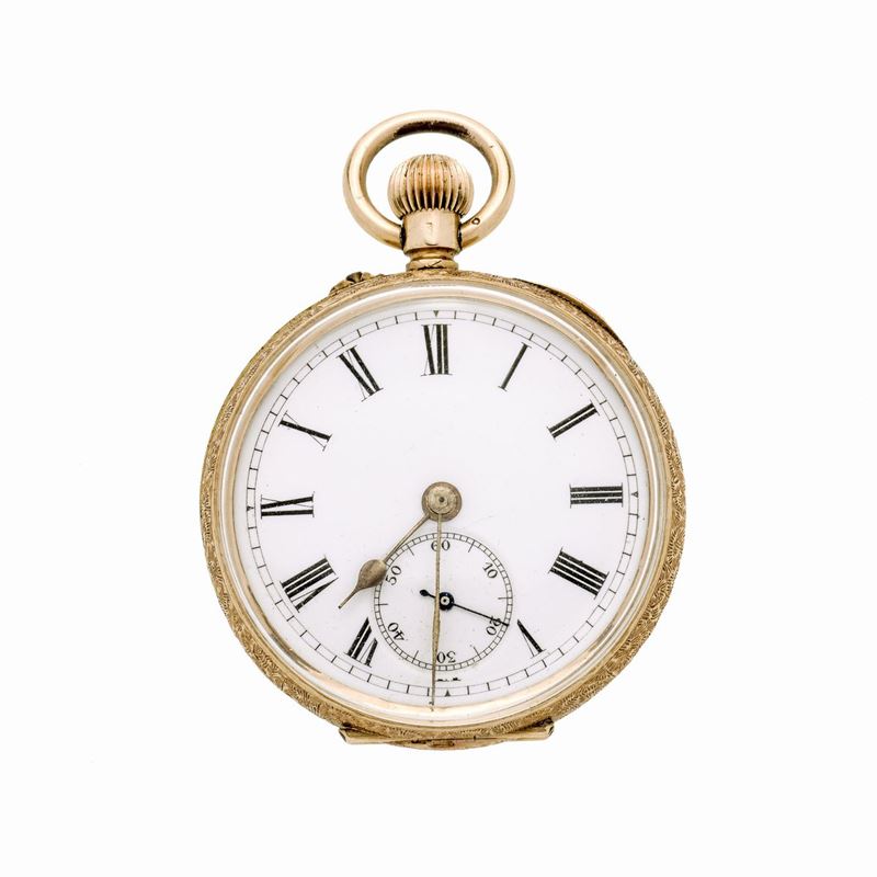 Orologio da tasca in oro giallo