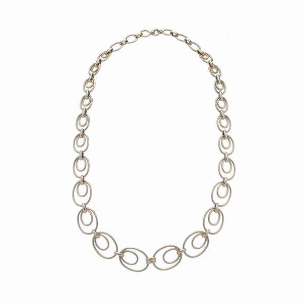 Necklace in yellow gold link