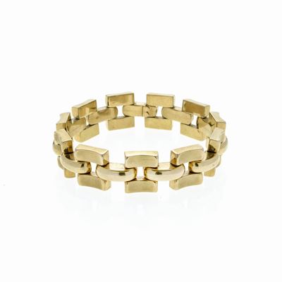 Bracciale a Maglie in Oro Giallo
