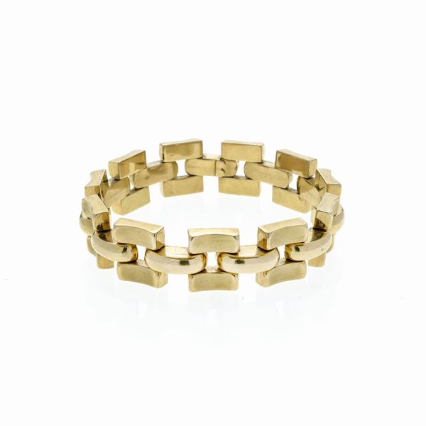 Bracelet in yellow gold link