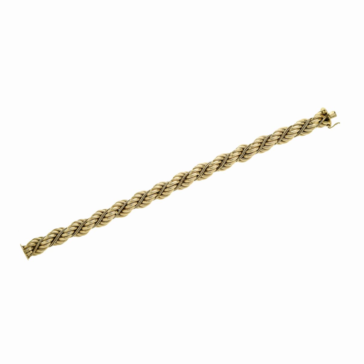 Bracciale a Torchon in Oro Giallo