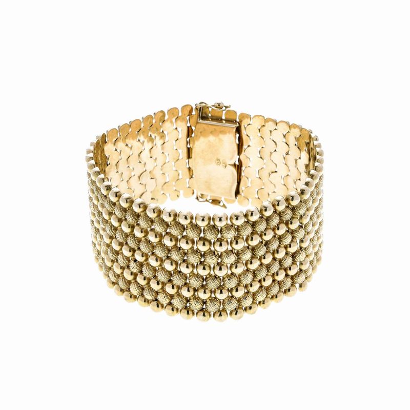 Alto Bracciale in Oro Giallo