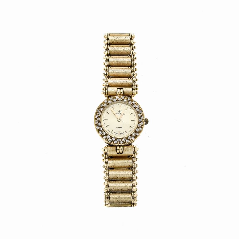 Orologio da Polso in Oro Giallo e Diamanti