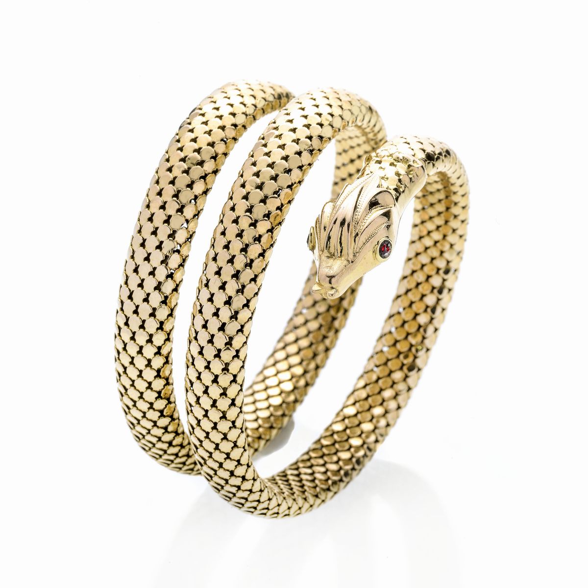Bracciale Serpente in Oro Giallo