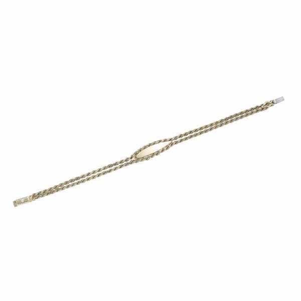 Bracelet in yellow gold bracelet