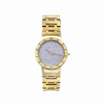 Orologio da Polso in Oro Giallo e Diamanti Bulgari
