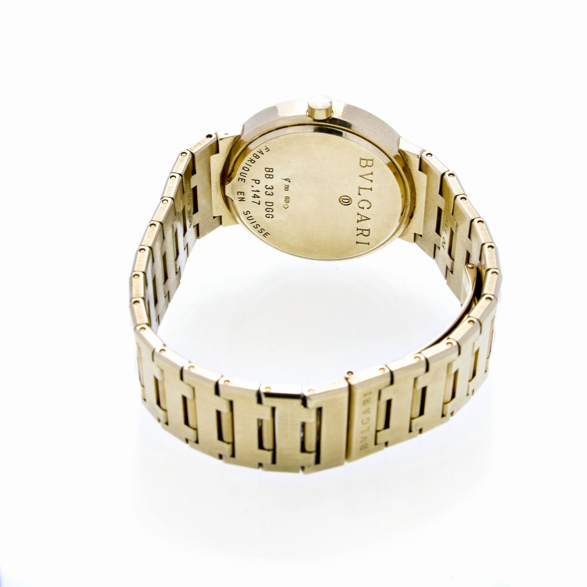 Orologio da Polso in Oro Giallo e Diamanti Bulgari