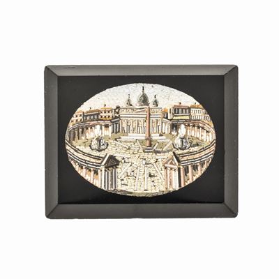 Micromosaico Raffigurante Piazza San Pietro