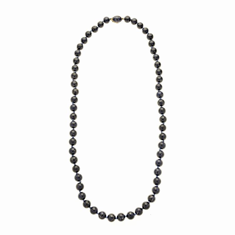 Collana in Lapislazzulo e Oro Giallo