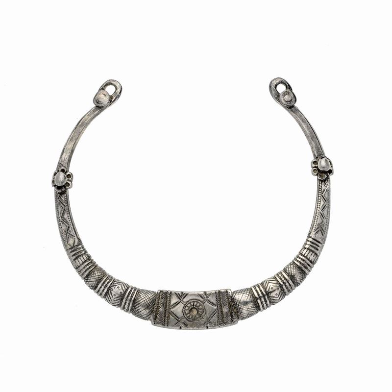 Girocollo Rigido in Argento