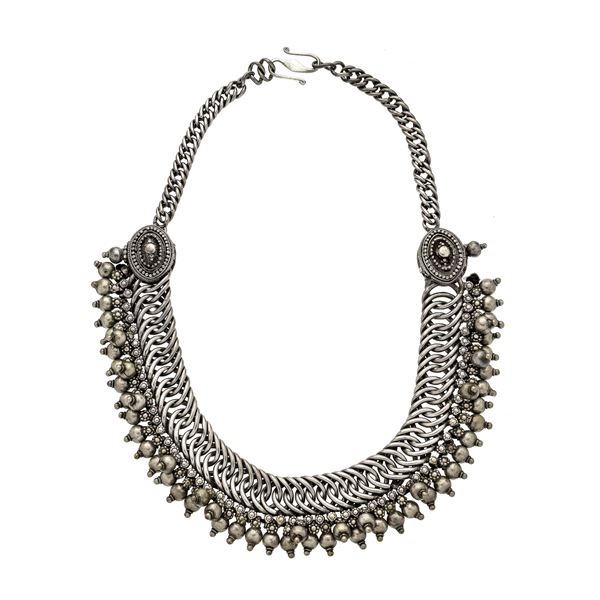 Silver choker  - Auction Auction of Antique Jewelry, Modern and Watches - Curio - Casa d'aste in Firenze