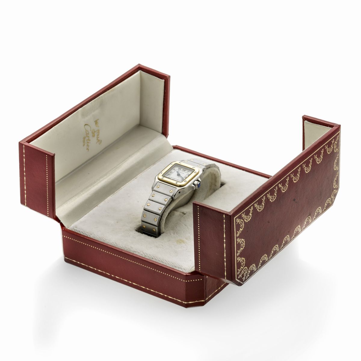 Orologio da Signora in Acciaio e Oro Santos Cartier