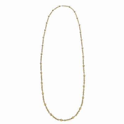Lunga Collana in Oro Giallo