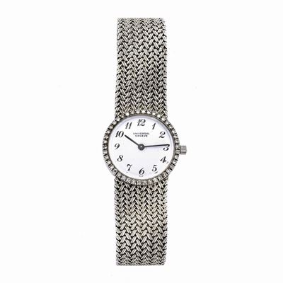 Orologio da Signora in Oro Bianco e Diamanti Universal Geneve