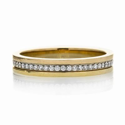 Anello Trinity in Oro Giallo, Oro Rosa e Diamanti Cartier