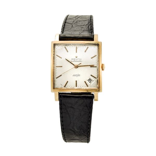 ZENITH : Wristwatch in yellow gold Zenith Automatic  - Auction Jewelery auction, Gemstones and Wristwatches from a Veronese Collection - Curio - Casa d'aste in Firenze