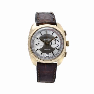 Orologio da Polso in Oro Giallo Eberhard&co Contodate