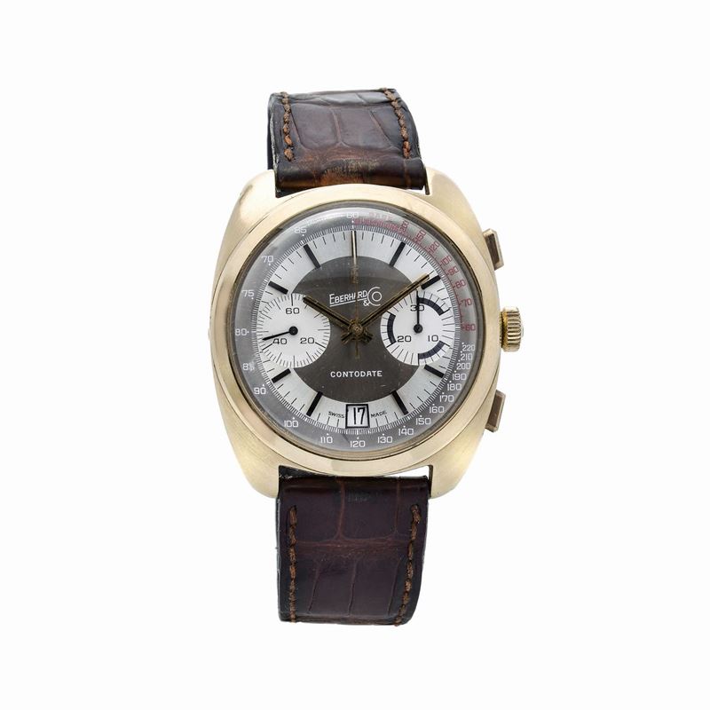 Orologio da Polso in Oro Giallo Eberhard&co Contodate