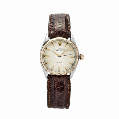 Orologio da Polso in Acciaio e Oro Rolex Oyster Perpetual