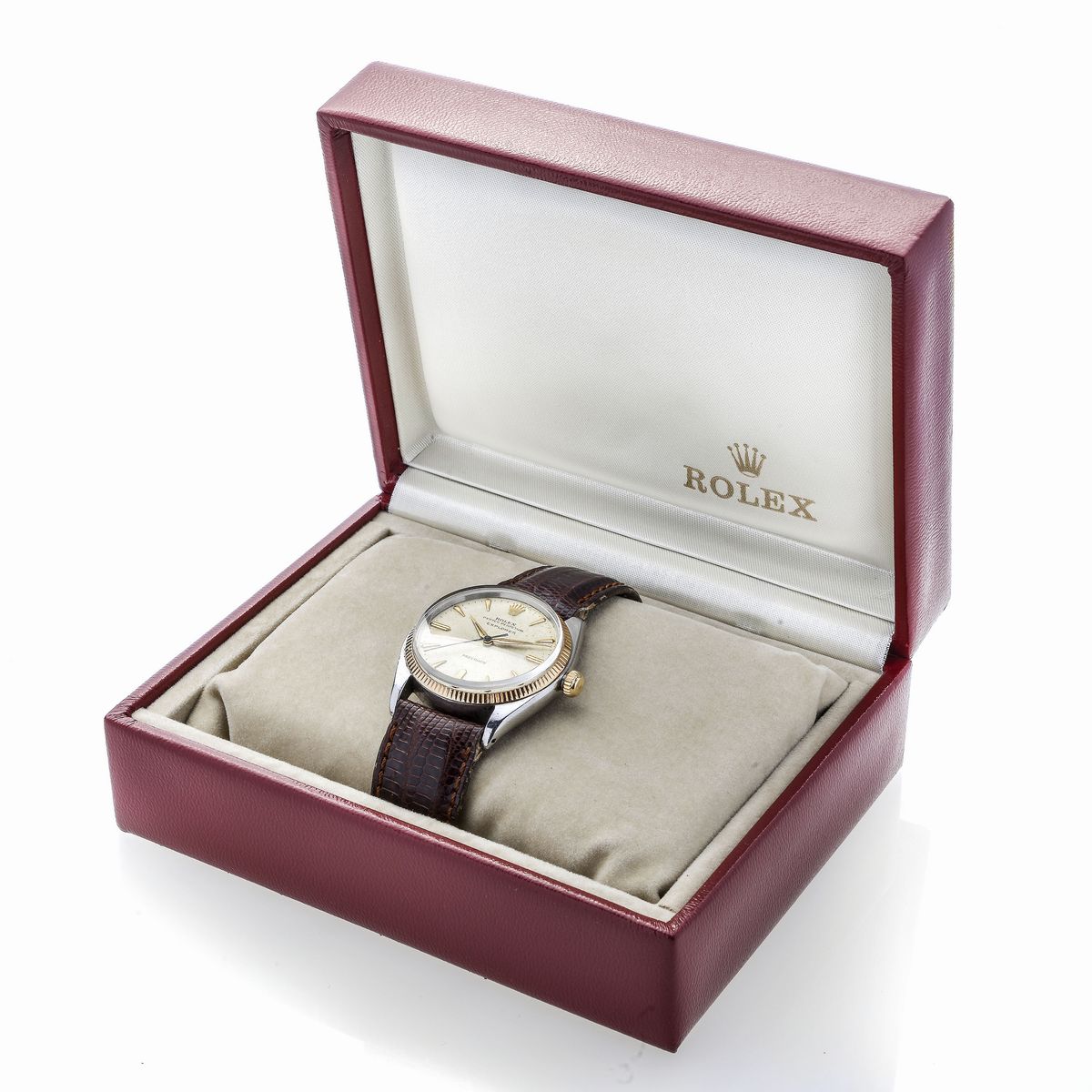 Orologio da Polso in Acciaio e Oro Rolex Oyster Perpetual