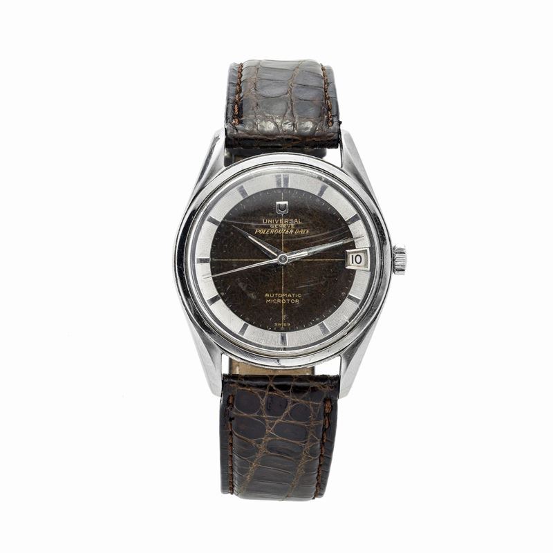 Orologio da Polso in Acciaio Universal Geneve Polerouter Date