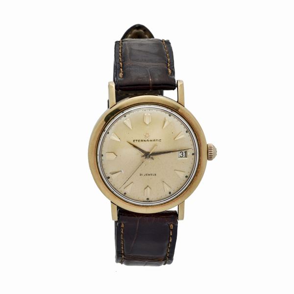 ETERNA MATIC - Wristwatch in yellow gold Eterna Matic