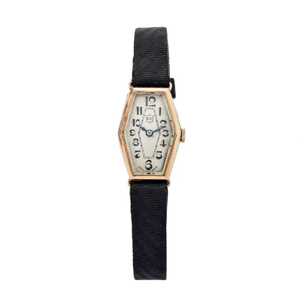 EBERHARD&amp;CO : Lady's watch in yellow gold Eberhard  - Auction Jewelery auction, Gemstones and Wristwatches from a Veronese Collection - Curio - Casa d'aste in Firenze