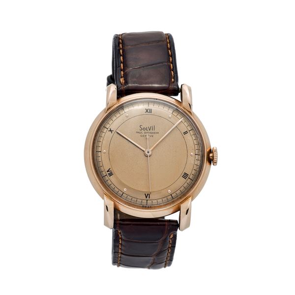 Wristwatch in yellow gold Solville