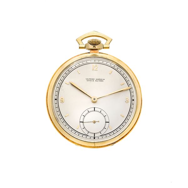 ULYSSE NARDIN - Orologio da tasca cronometro in oro giallo Ulysse Nardin