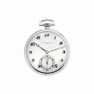 Orologio da Tasca Cronometro in Platino Vacheron & Constantin