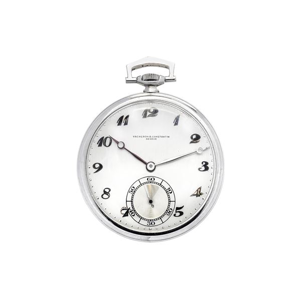 Chronometer pocket watch in platinum Vacheron & Constantin