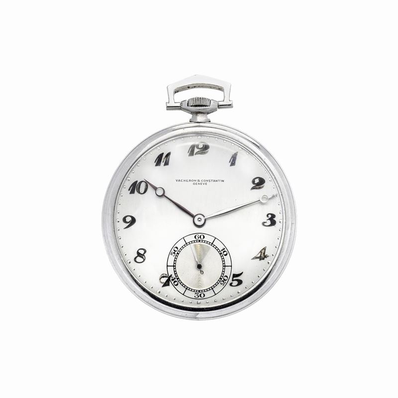 Orologio da Tasca Cronometro in Platino Vacheron & Constantin