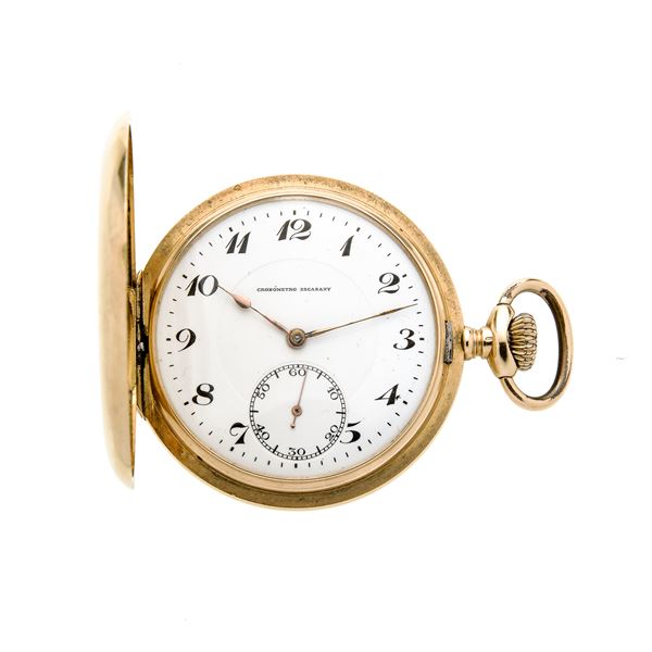 Pocket watch in yellow gold Escasany