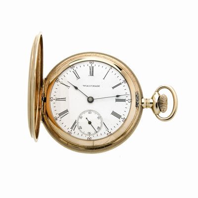 Orologio da Tasca in Oro Giallo 14 Kt Waltham