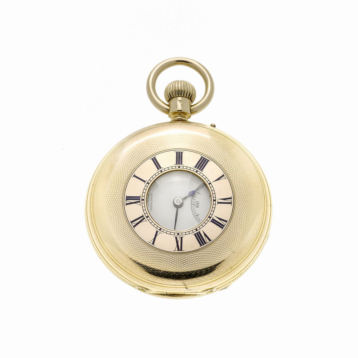 Orologio da Tasca "occhio di Bue" in Oro Giallo Baumgart