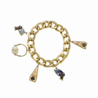 Bracciale in Oro Giallo con Charms