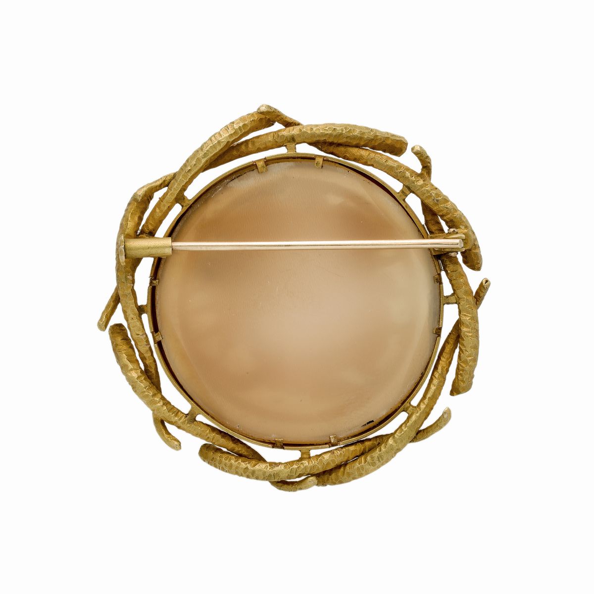 Cammeo in Corniola Montato in Oro Giallo