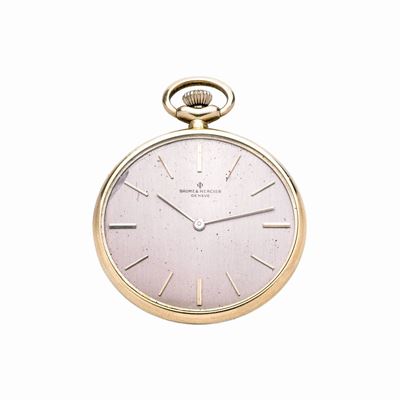 Orologio da Frak in Oro Giallo Baume & Mercier