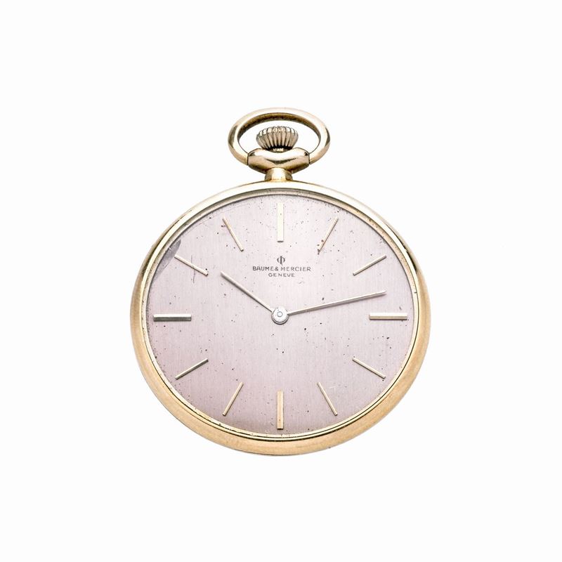 Orologio da Frak in Oro Giallo Baume & Mercier