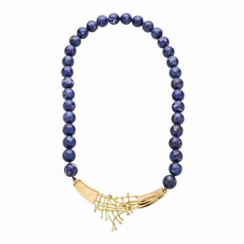 Collana in Lapislazzuli e Oro Giallo