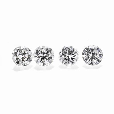 Lotto: Quattro Diamanti Taglio Brillante per Ct 1.80