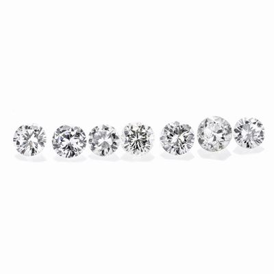 Lotto: Sette Diamanti Taglio Brillante per Ct 1.81