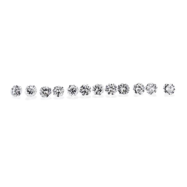 Lot: twelve brilliant-cut diamonds of 1.52 ct  - Auction Jewelery auction, Gemstones and Wristwatches from a Veronese Collection - Curio - Casa d'aste in Firenze