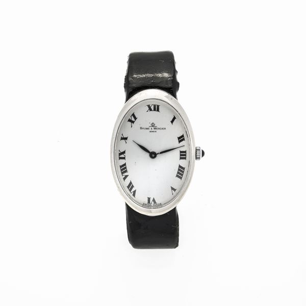 Lady's clock in white gold Baume & Mercier