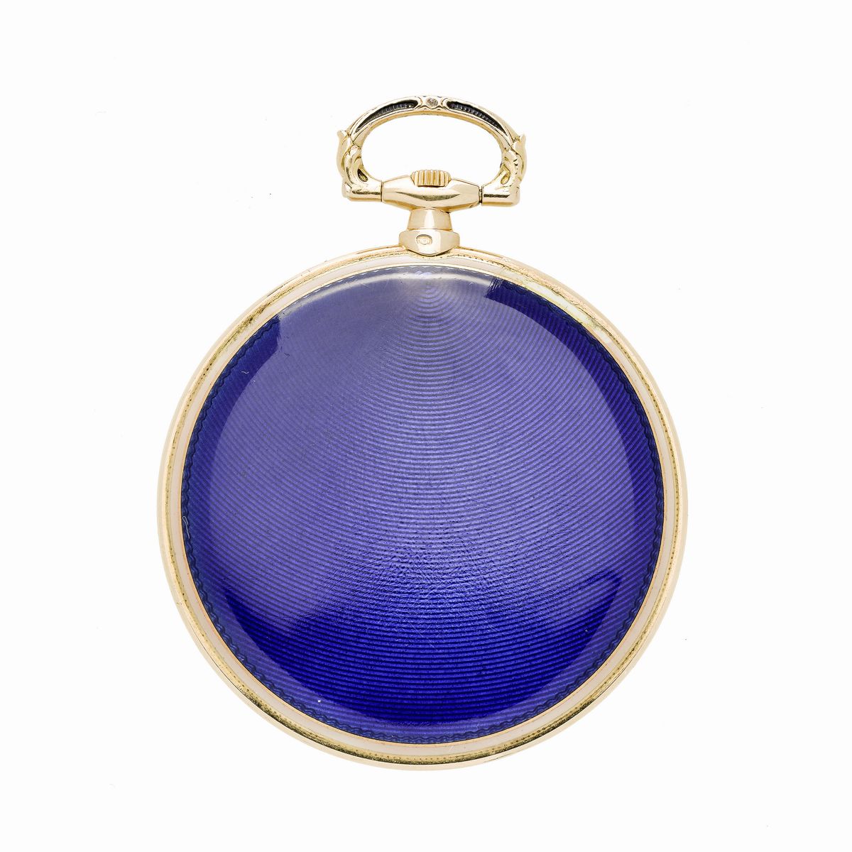 Orologio da Tasca in Oro Giallo e Smalti Cartier