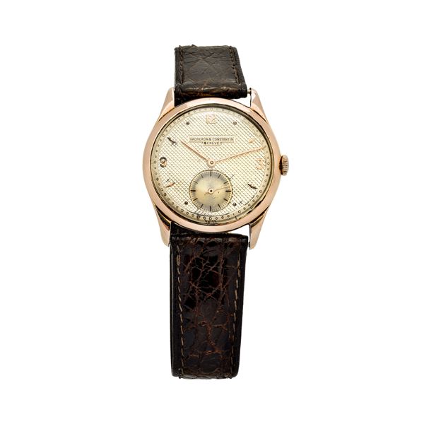 VACHERON &amp; CONSTANTIN : Wristwatch in pink gold Vacheron & Constantin  - Auction Auction of Antique Jewelry, Modern and Wristwatch - Curio - Casa d'aste in Firenze