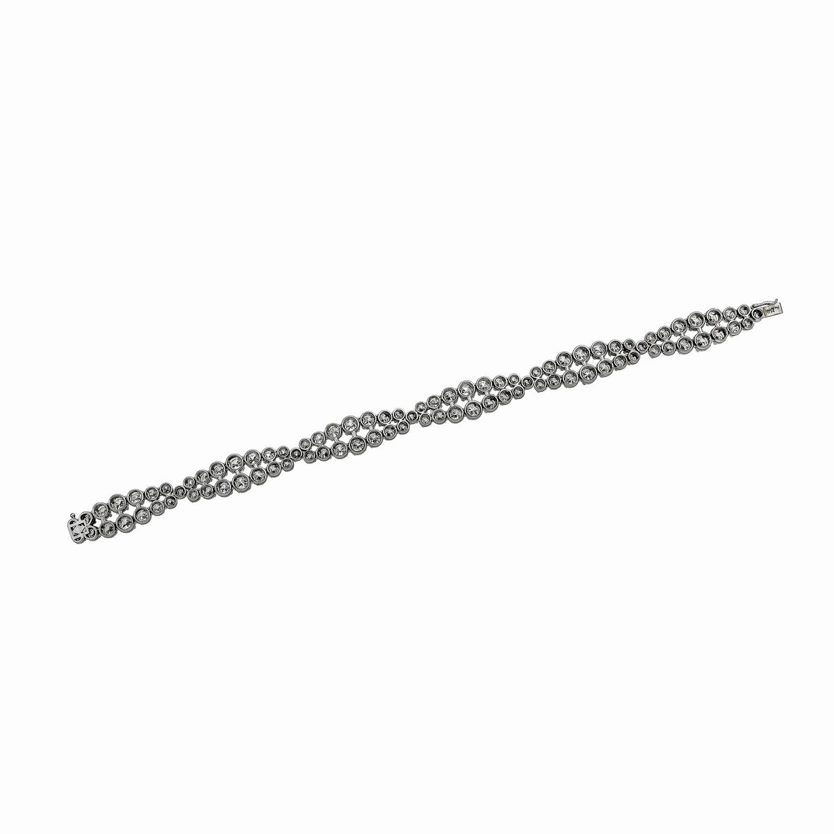 Bracciale in Oro Bianco e Diamanti