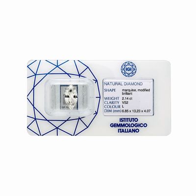 Diamante di Taglio Marquise Ct 2.14