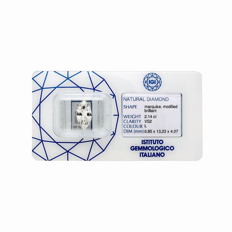 Diamante di Taglio Marquise Ct 2.14