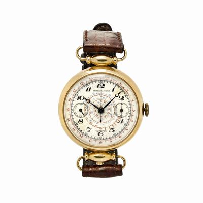 Orologio Cronografo in Oro Giallo Universal Watch